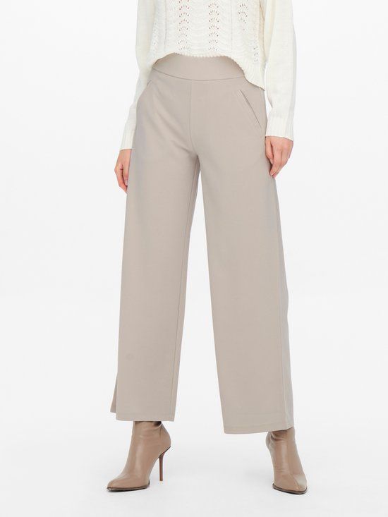 JDY JDYLOUISVILLE CATIA WIDE PANT JRS NOOS Dames Broek - Chateau Gray - Maat L/34