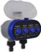 vidaXL Minuteur d'irrigation électrique (2 sorties)
