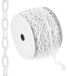 Chaîne de fermeture, plastique, 61 mètres, blanc, 6 mm, pour séparation et sécurité