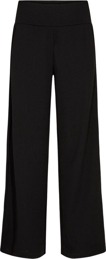 Soyaconcept Siham 48 Zwarte Broek voor Dames - Wide Leg Fit - Maat S