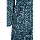 Miss Etam Plus midi jurk met print - blauw