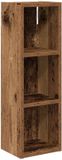 vidaXL Badkamer wandkast Oudhout 20 x 16 x 62,5 cm Geconstrueerd hout