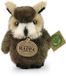 Rappa Pluche Grote Gehoornde Uil ECO-FRI Knuffel 13 cm