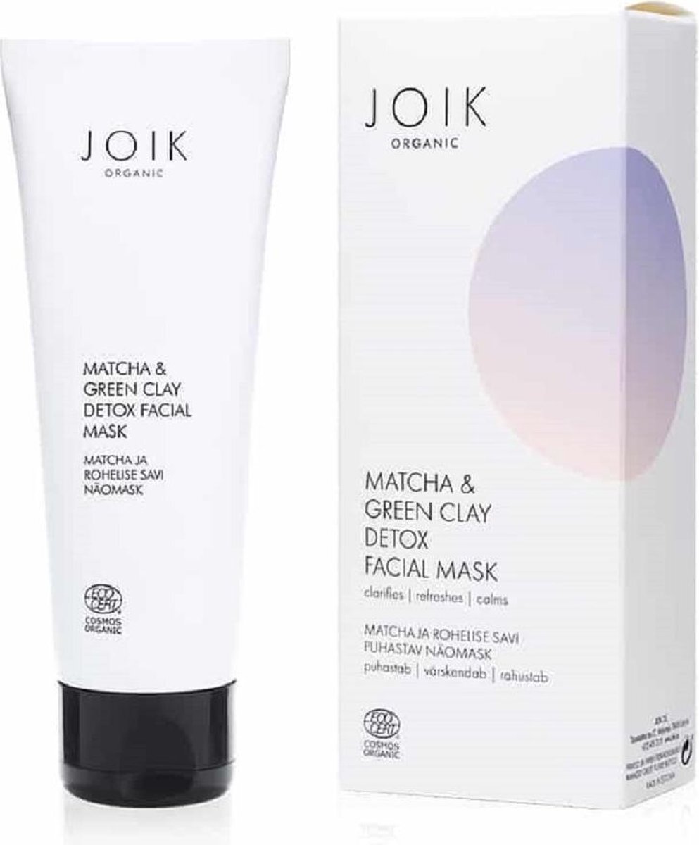 Joik Matcha & Green Clay Detox gezichtsmasker - 75ml