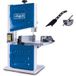 Scheppach Bandsäge HBS25 - 350W | 80mm Schnitthöhe | 6-12mm Sägebandbreite | 880m/min Sägebandgeschwindigkeit | 300x300mm Arbeitstisch