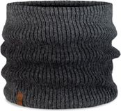 BUFF® Knitted & Fleece Neckwarmer MARIN GRAPHITE - Unisex Volwassenen - Grijs - Acryl/Wol