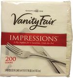 Vanity Fair 3-laags diner servetten - 200 stuks