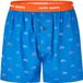 Happy Shorts Heren Wijde Boxershorts Fiets Print Blauw - Maat XL