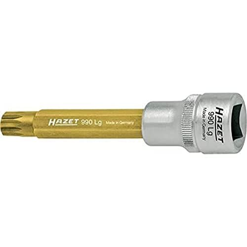 HAZET 990LG-10 schroevendraaier-inzetstuk, s: 10, binnenvierkant 12,5 mm (1/2 inch), binnen veeltand XZN
