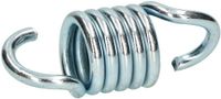 KOTARBAU® Schommelveer, Veer voor Hangmat, 7 mm, Verzinkt Staal, 6 Windingen, Zilver, Hangstoel Veer, Hangstoelveer, Trekveer met Haken, Hangmat trekveer
