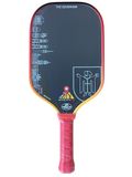 Pickleballracket Governor Munich Edition Raquette de pickleball certifiée USAP, 42 x 18 cm, manche 14 cm, fibre de carbone brute + fibre de verre, 237-245 g, avec noyau en nid d'abeille de 16 mm