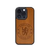Iconic Puzzles, Chelsea Houten telefoonhoesje van 100% duurzaam hout, compatibel met iPhone 13 Pro, resistent, cadeau-idee
