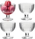 Alessandro ijscoupe Bali - 4 stuks - glas - kristal - 270 ml