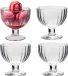 Alessandro ijscoupe Bali - 4 stuks - glas - kristal - 270 ml