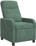 vidaXL - Relaxfauteuil - Zeegroen - fluweel