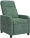 vidaXL - Relaxfauteuil - Zeegroen - fluweel
