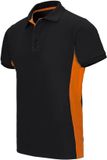 Velilla Polo V5504 Unisex Zwart/Oranje XL