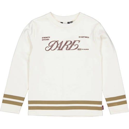 QPI longsleeve met backprint - wit