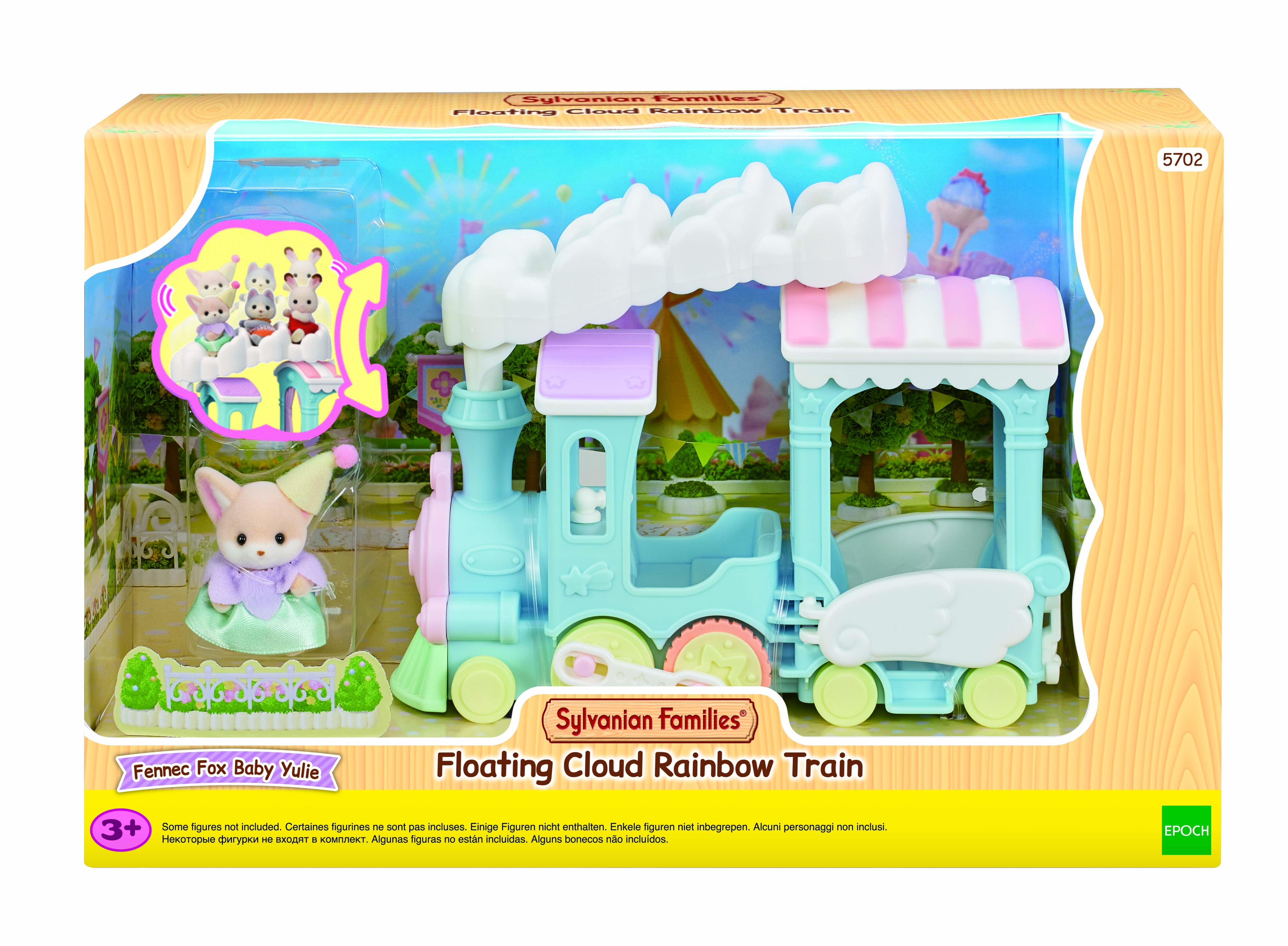 Sylvanian Families Wolken regenboog trein