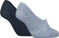 Calvin Klein Femme Socquette Mi-haute 2 Paires Bleu 35-38