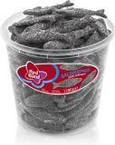 Red Band Salty Liquorice Herrings 100 piece tub