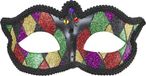 Widmann Venetie Oogmasker Harlekijn Glitter Multicolor