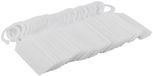 Étiquettes suspendues en plastique pour plantes et arbres - Étiquettes de jardin durables - 100 pièces, blanc