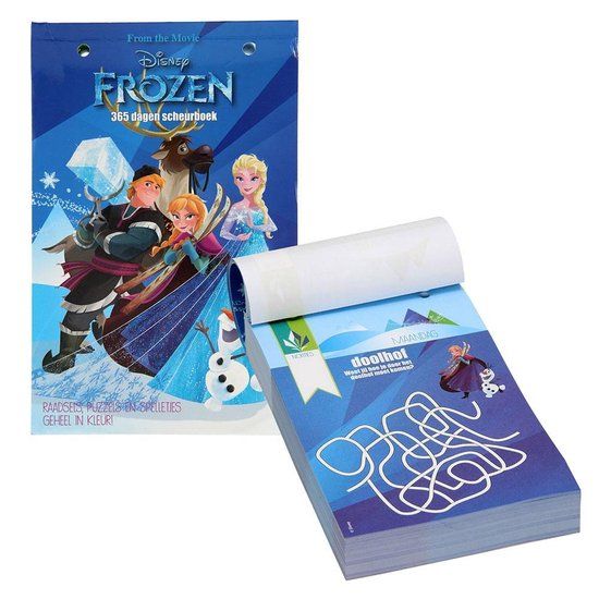 Disney Frozen Scheurkalender - Scheurkalender - Kinderen - Diverse kleuren