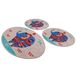 Set van 3 stuks crème met olifant kleuren