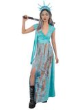 Liberty Smiffy's II Ltd Vrijheidsbeeld Amerika Zombie - Vrouw - M