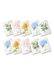 Pigna Maxi-schriften Flowers Special A4 21x29,7 cm 4M 4mm ruitjes 80gr gerecycled papier 10 stuks