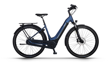 Dutch ID Infinity A8 Dames Elektrische Stadsfiets - Matte Dark Blue - Bosch - 48cm - 2021 Model