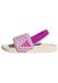 adidas Adilette Estrap 2.0 slippers voor kinderen, uniseks kinderen, Wit/Paars Burst/Bliss Lilac, 33 EU
