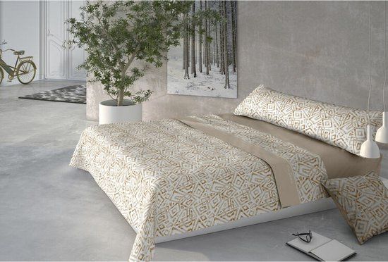 Pierre Cardin CORALINA MARMOL Beige Bedding Set - 150 Bed