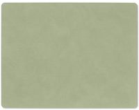 LIND DNA set de table carré velours côtelé 35x45cm vert olive