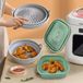 Airfryer Accessoires Bakmand Vervangende Binnentank Vierkante Siliconen Pan - Grijs