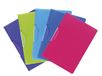 Exacompta 47700E 5-pack klemmap clipdesign van transparante kunststof voor DIN A4 met praktische clip op kleur gesorteerd ideaal voor losse bladen toepassingen nietmachine school