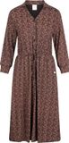 Trespass Robe décontractée Velina pour femme, manches longues, coton, imprimé floral Ditsy, S