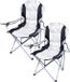 Gerimport Camping Klapstoel Madrid - Wit/Zwart