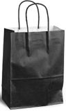 Unbranded MAILmedia papieren draagtas met koord, 3,5 liter, zwart