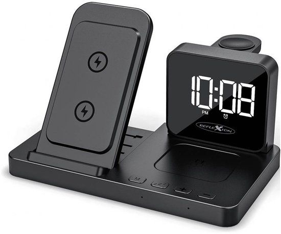 Reflexion Bureaulader 2.5 W, 5 W, 15 W, 7.5 W Zwart Wireless Charger