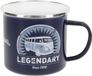 BRISA VW Collection Volkswagen T1 Bus Transporter Emaille Mok 500ml - Legendary/Blauw