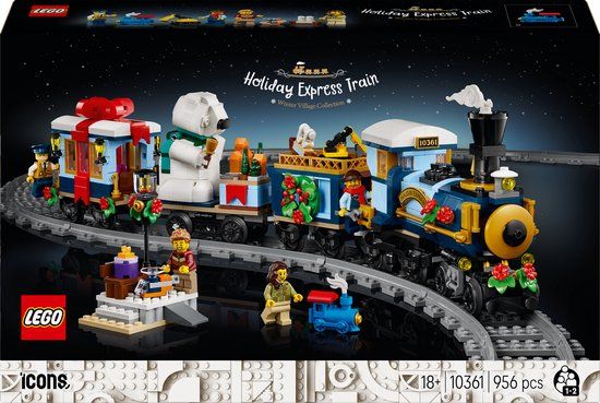 LEGO Icons Feestelijke Kersttrein Kerstdecoratie - 10361