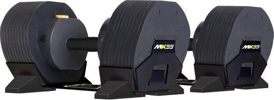 MX-Select MX55 Verstelbare Dumbbells met Rek