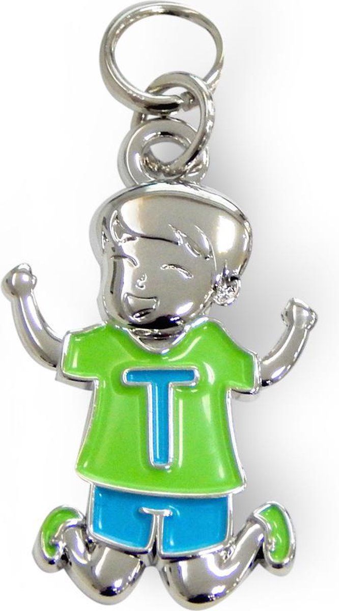 Charms for you Bedeltje - T - Jongen - 8714436083729