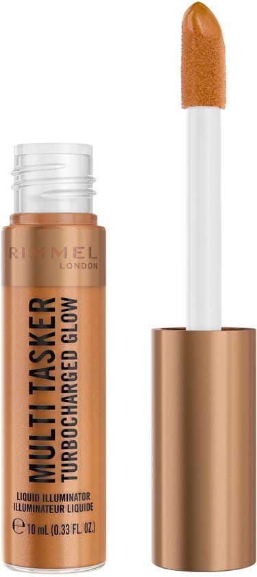 Rimmel London Rimmel Multi Tasker Turbocharged Glow Liquid Illuminator - 008 It’s Giving Bronze
