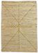 The Rug Republic Jiazi Tapis Chanvre Or Motif symétrique 290 x 190 cm