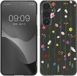 kwmobile telefoonhoesje geschikt voor Samsung Galaxy A15 5G - Meerkleurig / Transparant - Wilde Bloemen Stengels