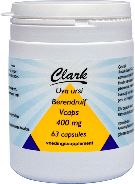Clark Uva Ursi 400mg Capsules
