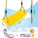 Shenzhen Haorui Industrial Technology Co., Ltd. Siège balançoire jaune pour adultes et enfants, plastique, 75 kg